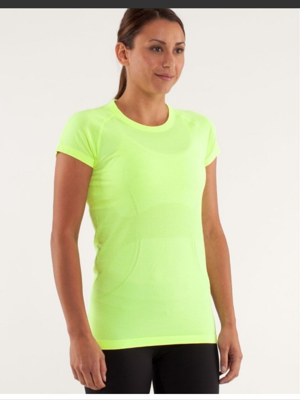 lululemon athletica Swiftly Tech Short Sleeve Top in Neon Yellow
